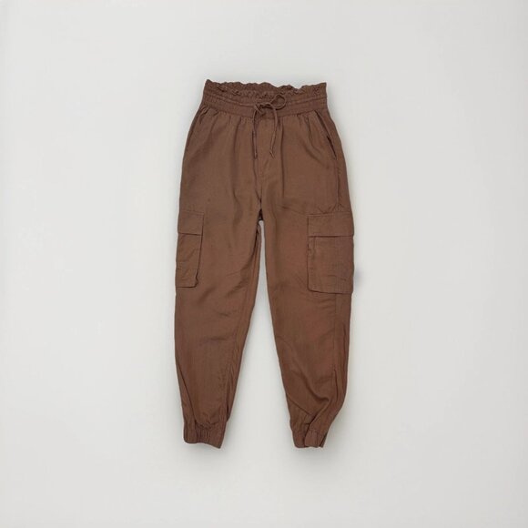 Abercrombie & Fitch Women's Parachute Cargo Pants - Chestnut - Small Worn 1 Time - Picture 3 of 11